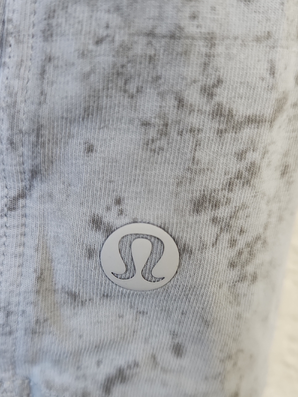 Lululemon All Yours Cotton T-Shirt Cirrus Wash White Opal Raw Linen Rover S/4 - Picture 4 of 8